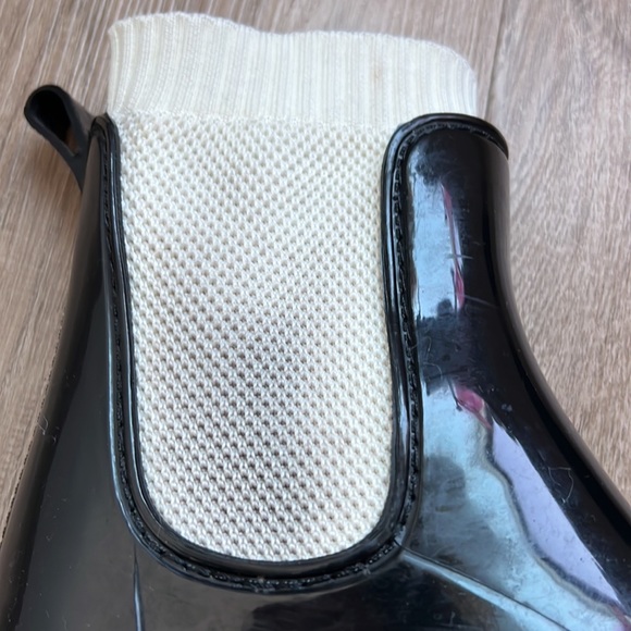 Nautica Women’s Black Rubber Ankle Rain Boots Size 6 - Picture 8 of 17